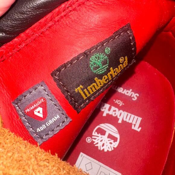 Timberland 6" Boot Supreme Stars & Stripes Wheat - Size 11.5 - Like New - Picture 8 of 16